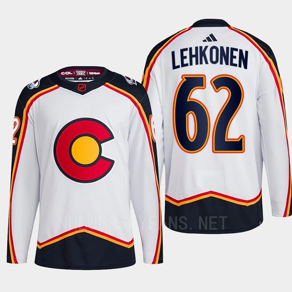 Artturi Lehkonen Reverse Retro 2.0 2022 Colorado Avalanche White Jersey Authentic Primegreen #62