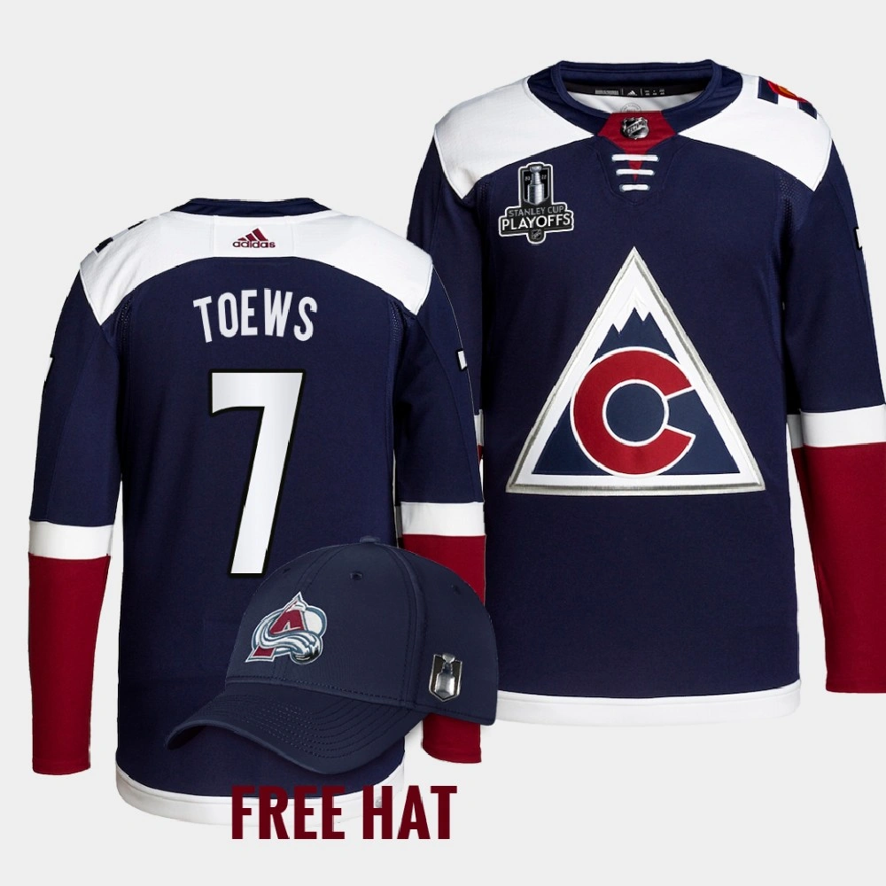 Youth Devon Toews Colorado Avalanche 2022 Central Division Champions Navy #7 Jersey Primegreen Youth Devon Toews Colorado Avalanche 2022 Central Division Champions Navy #7 Jersey Primegreen
