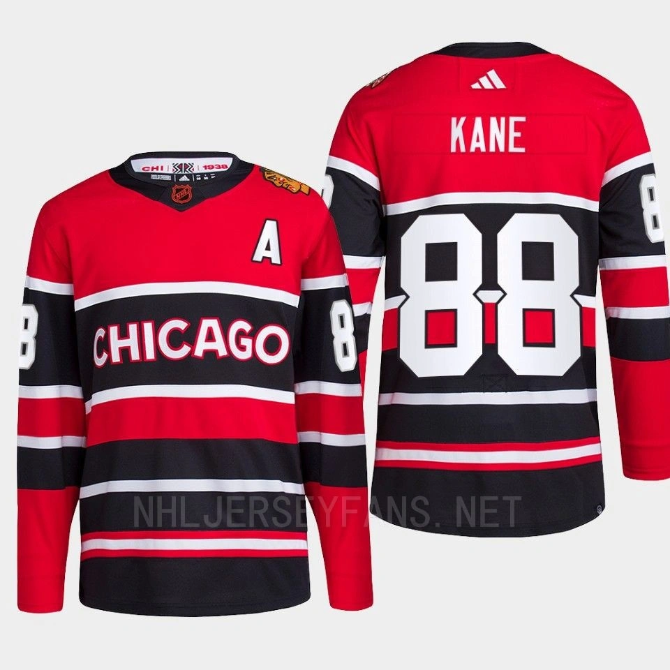 Women's Chicago Blackhawks 2022 Reverse Retro 2.0 Patrick Kane Red Authentic Primegreen Jersey Men's