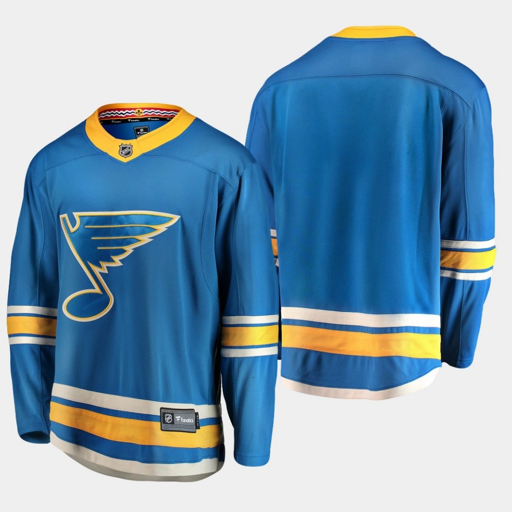 Men's St. Louis Blues 2019 Alternate Breakaway Blank Jersey Blue