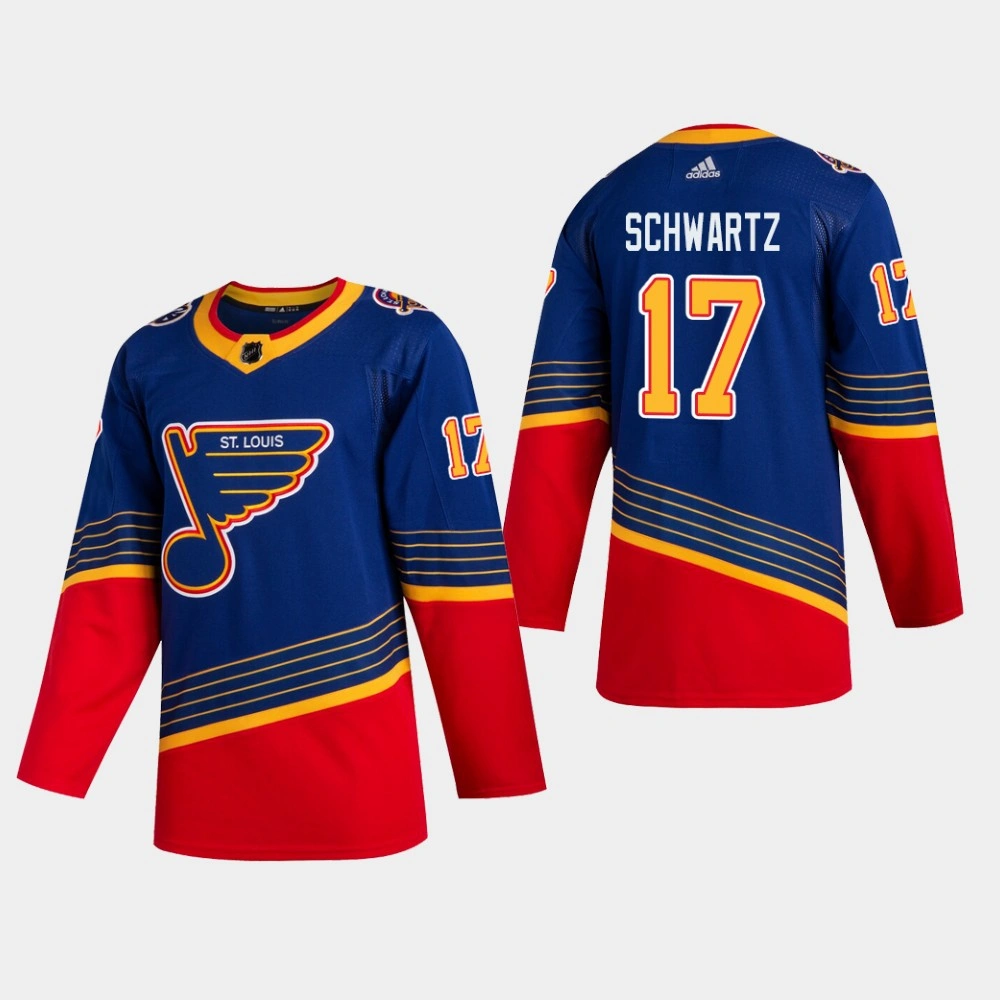 Youth Blues Jaden Schwartz #17 2019-20 Retro Authentic Blue Player Jersey Youth Blues Jaden Schwartz #17 2019-20 Retro Authentic Blue Player Jersey