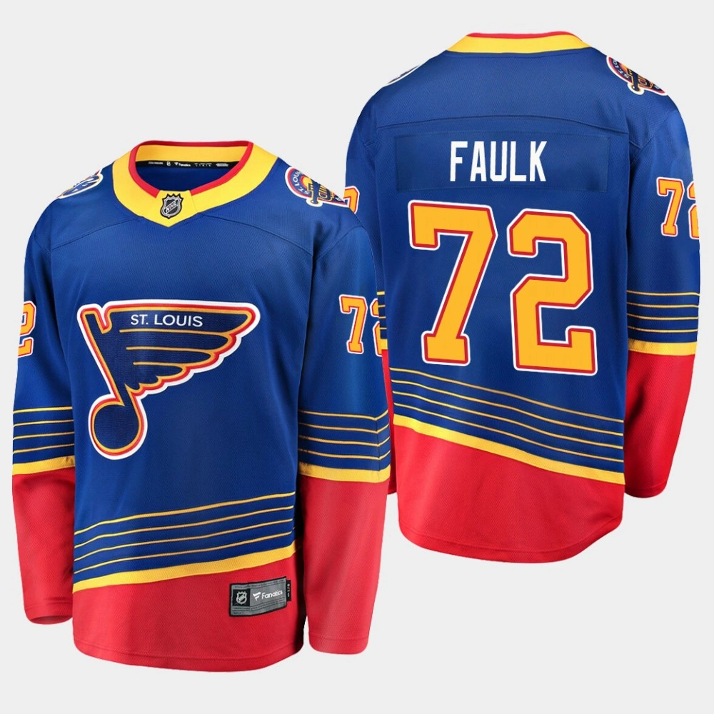 Youth Blues Justin Faulk #72 2019-20 Retro Premier Jersey
