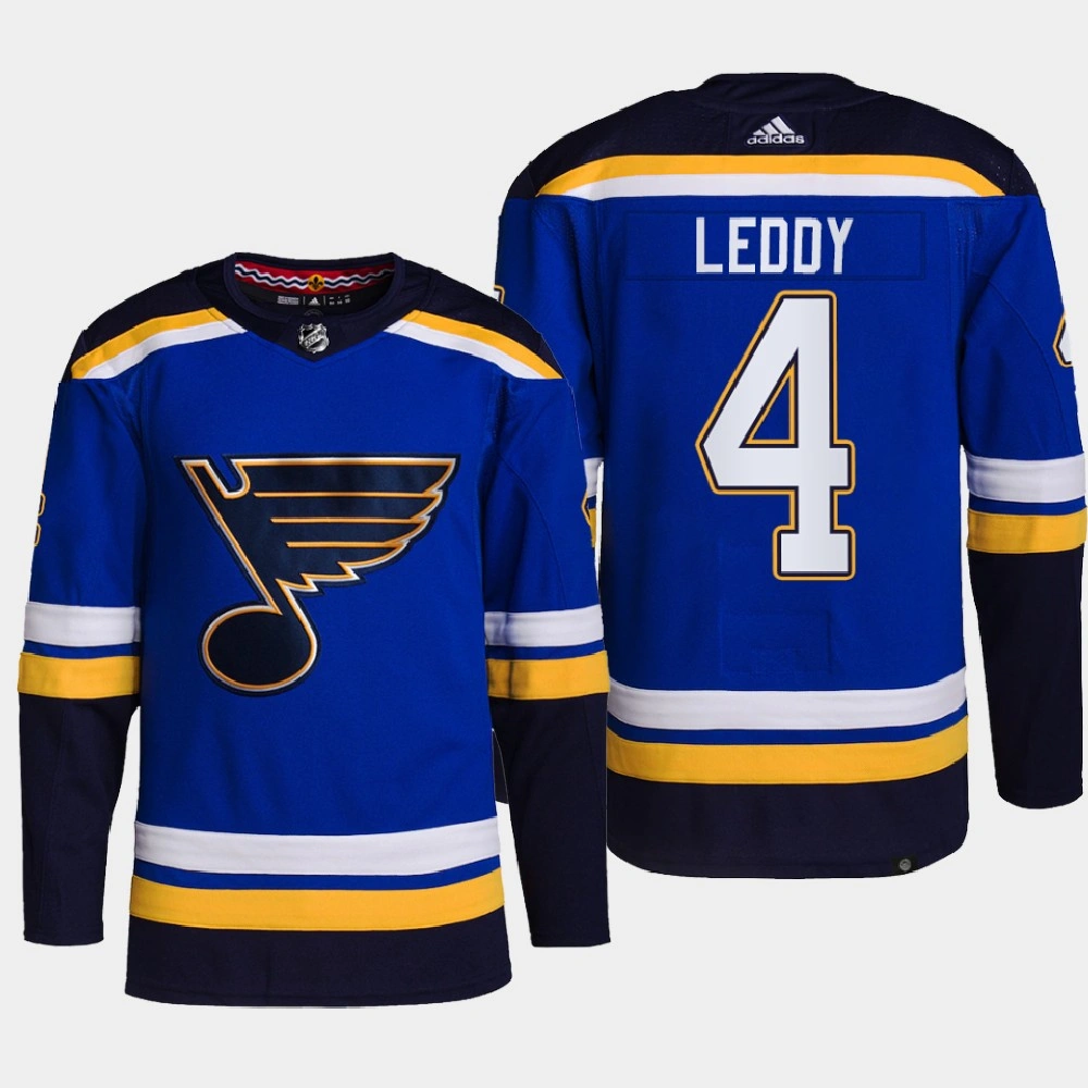Women's St. Louis Blues Nick Leddy Blue Primegreen Authentic Pro Home Jersey 2022