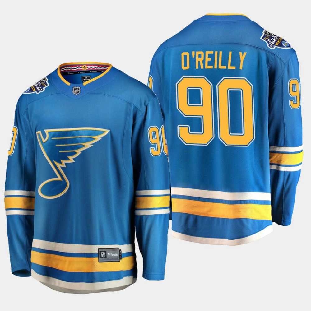 Blues Ryan O'Reilly #90 Alternate 2020 All-Star Patch Jersey