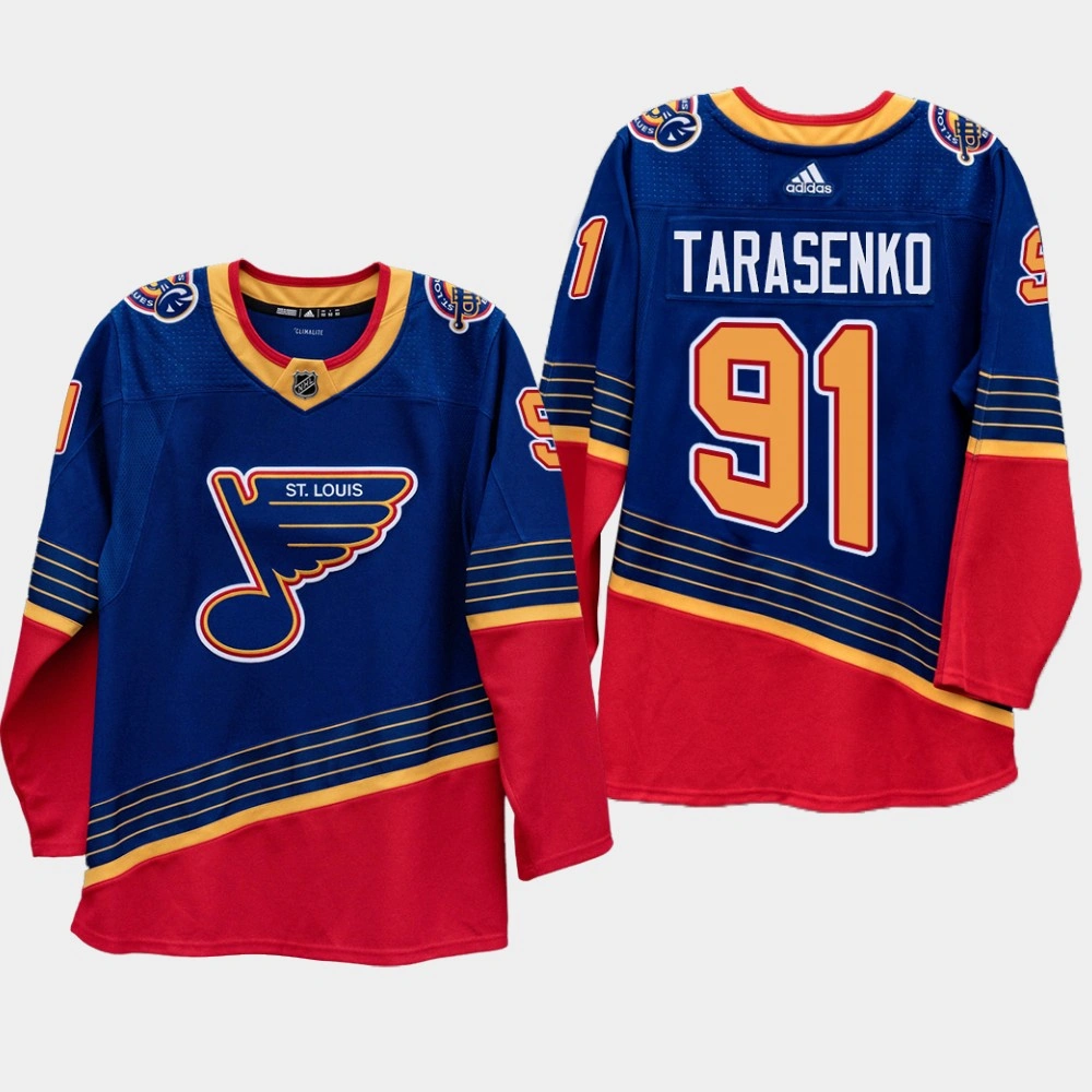 Blues #91 Vladimir Tarasenko 2020 Season 90s Heritage Authentic Pro Royal Jersey