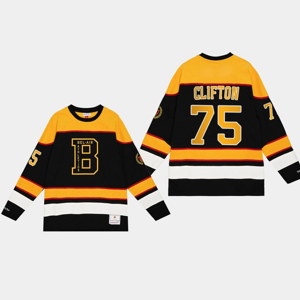 Connor Clifton Boston Bruins NHL X Bel-Air Black #75 Jersey Hockey
