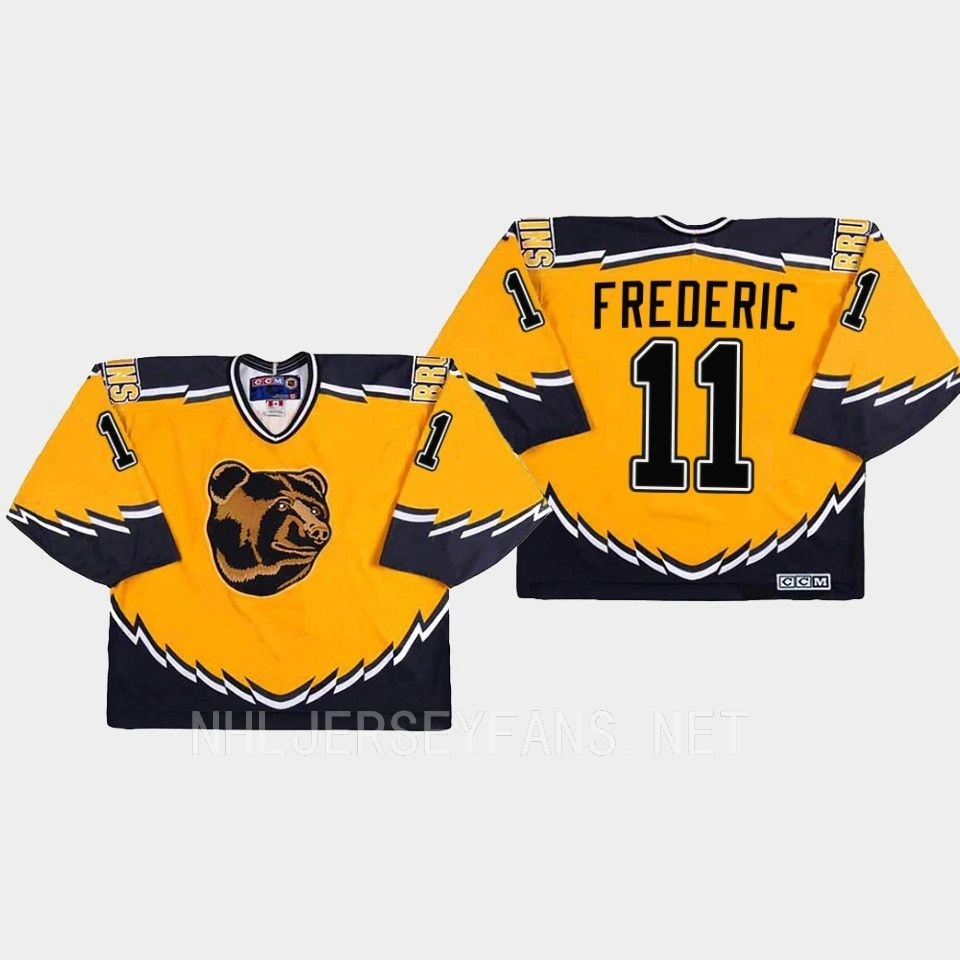 Boston Bruins Throwback Trent Frederic Gold Replica Jersey Boston Bruins Throwback Trent Frederic Gold Replica Jersey