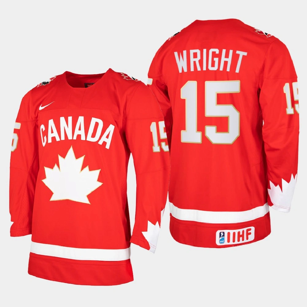 Youth Shane Wright Canada Hockey Throwback Red #15 Jersey Limited Edition