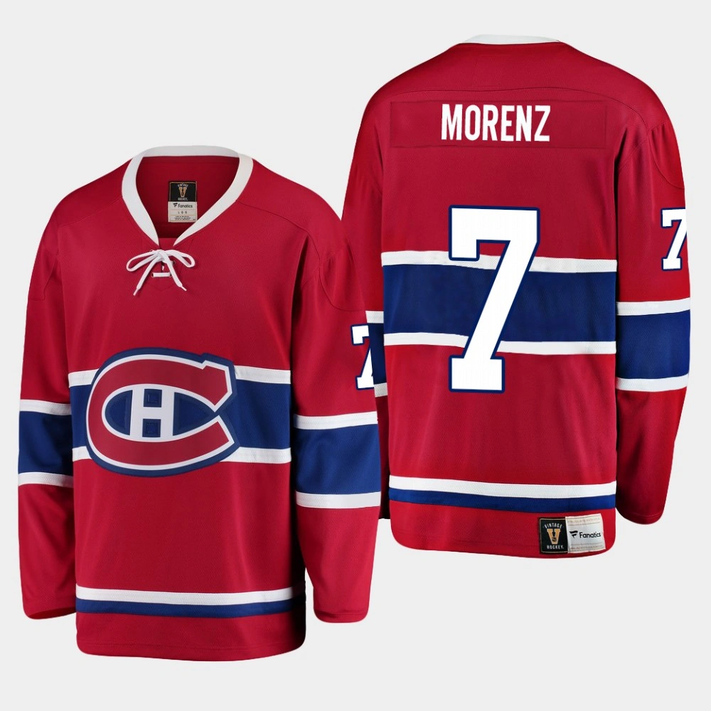 Montreal Canadiens Howie Morenz Heritage Premier Breakaway Player Red Jersey