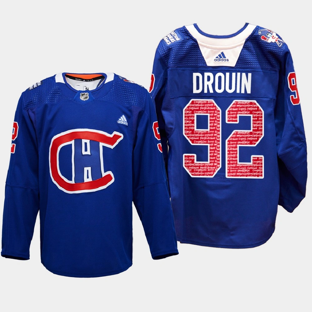 Montreal Canadiens RadioTeleDON Jonathan Drouin Royal Special Edition Jersey