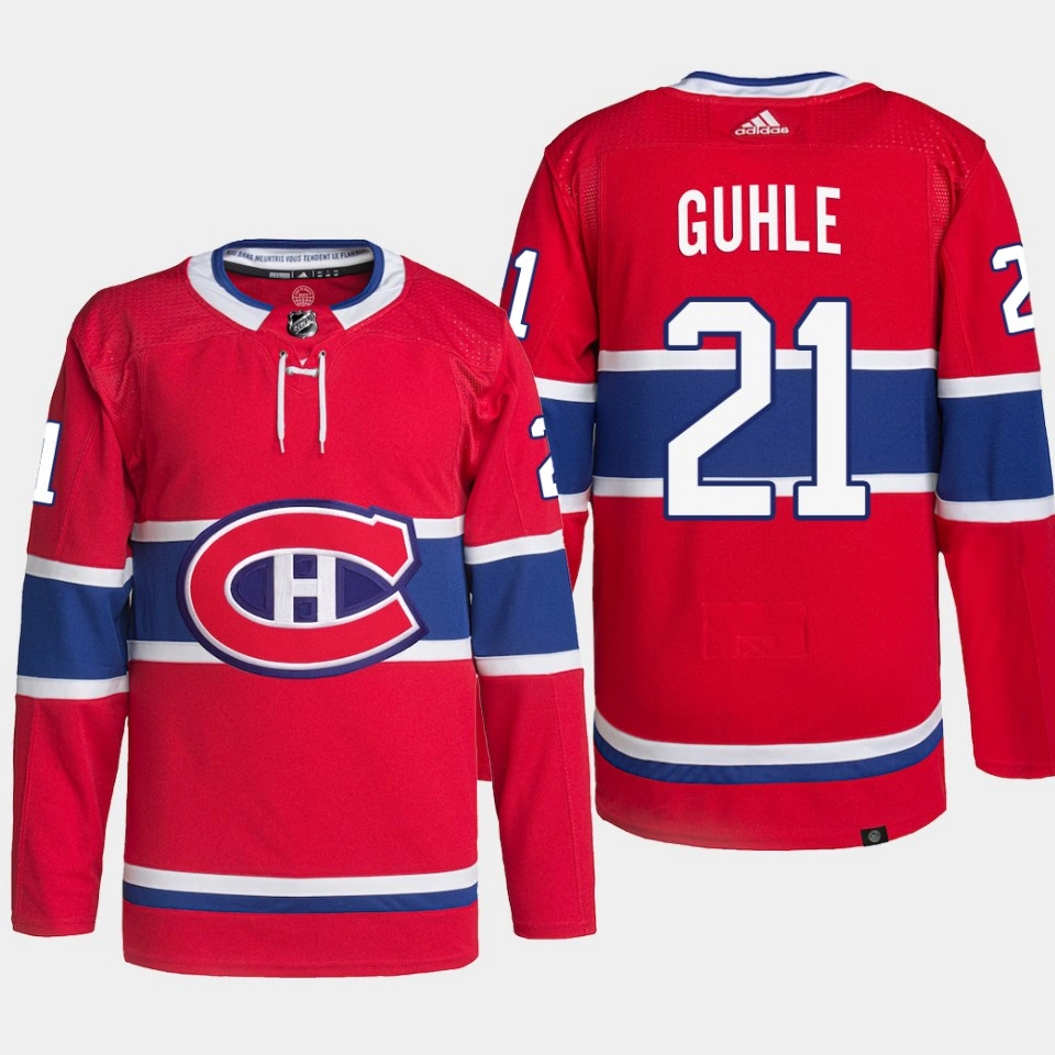 Kaiden Guhle #21 Montreal Canadiens Red Jersey Authentic Home