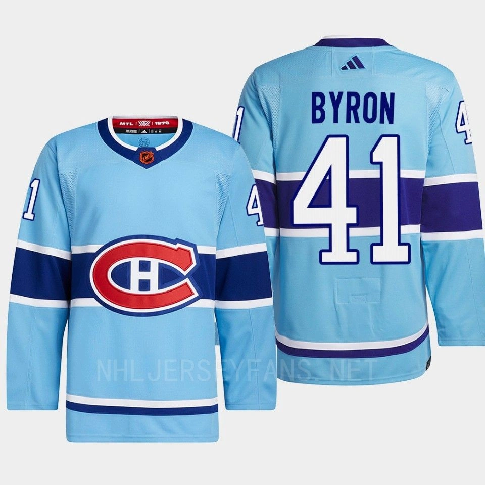 Youth Montreal Canadiens Paul Byron Blue Authentic Primegreen Reverse Retro 2.0 Jersey 2022 Youth Montreal Canadiens Paul Byron Blue Authentic Primegreen Reverse Retro 2.0 Jersey 2022