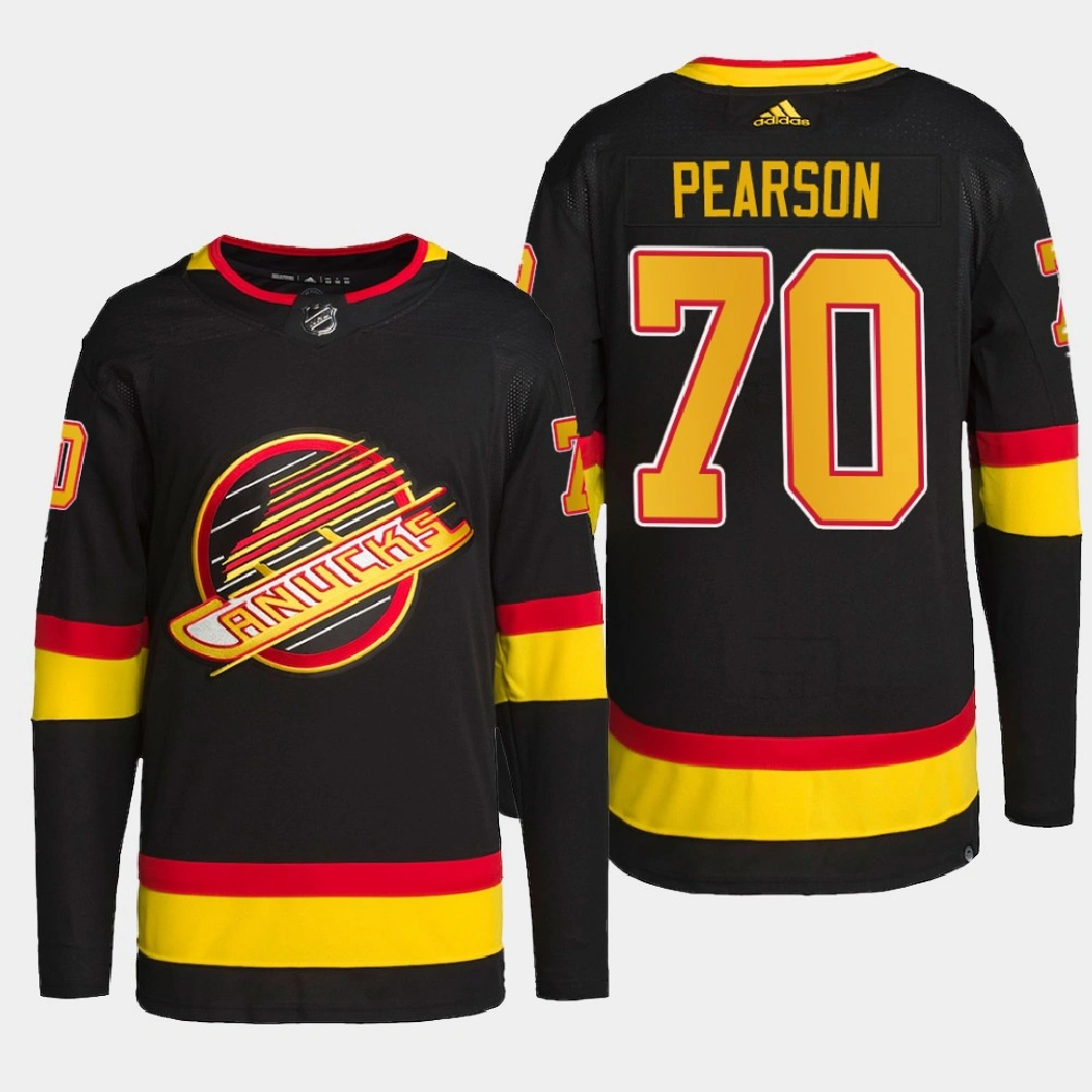 Women's Vancouver Canucks Tanner Pearson Black Primegreen Authentic Pro Retro Jersey 2022