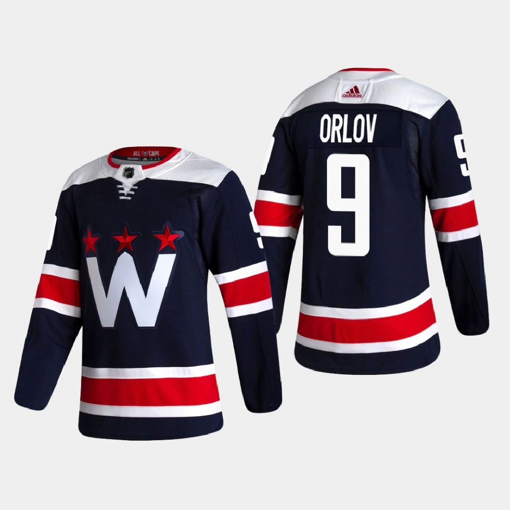 Washington Capitals Dmitry Orlov #9 2020-21 Alternate Authentic Navy Jersey