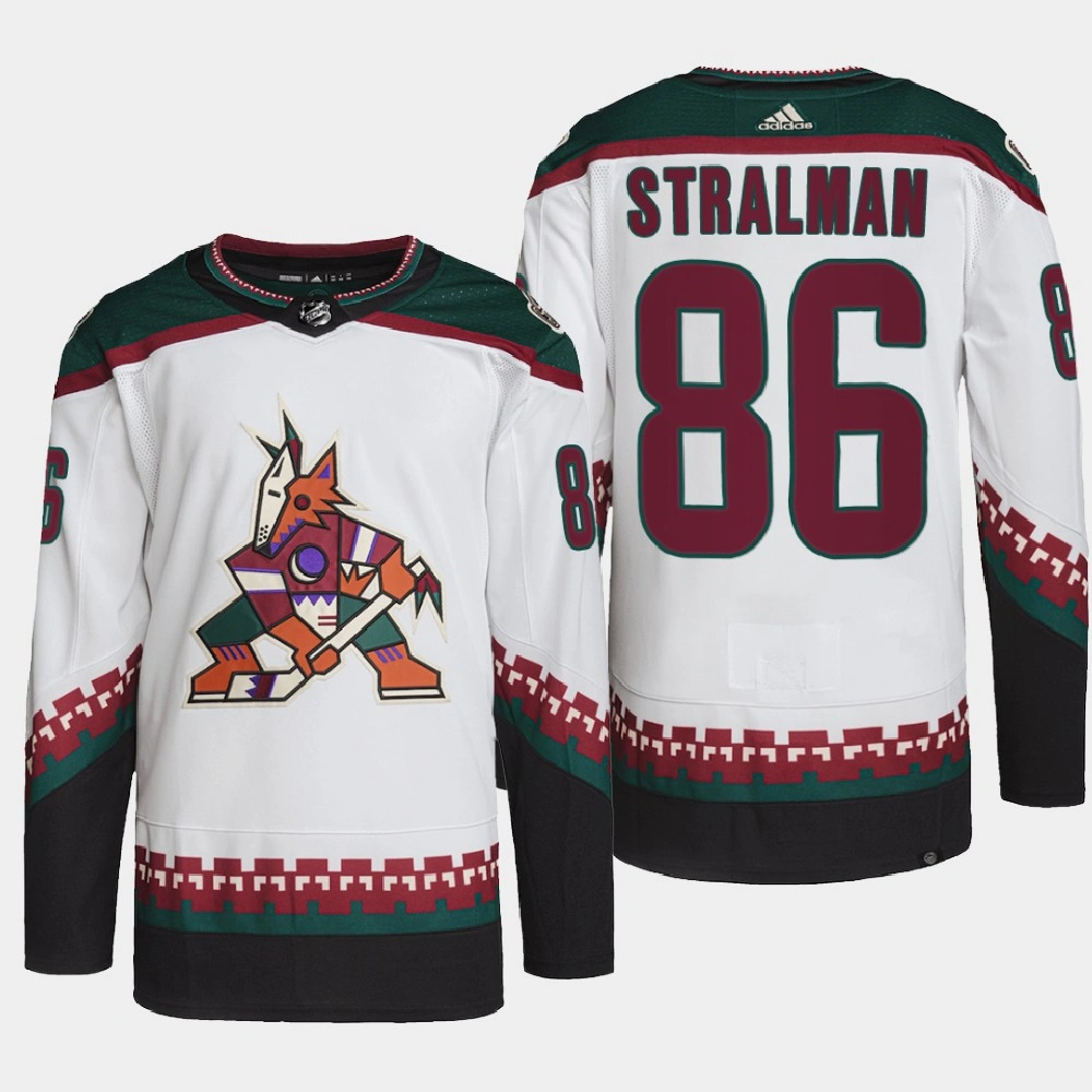 Youth Arizona Coyotes Anton Stralman White Primegreen Authentic Pro Away Jersey 2022 Youth Arizona Coyotes Anton Stralman White Primegreen Authentic Pro Away Jersey 2022