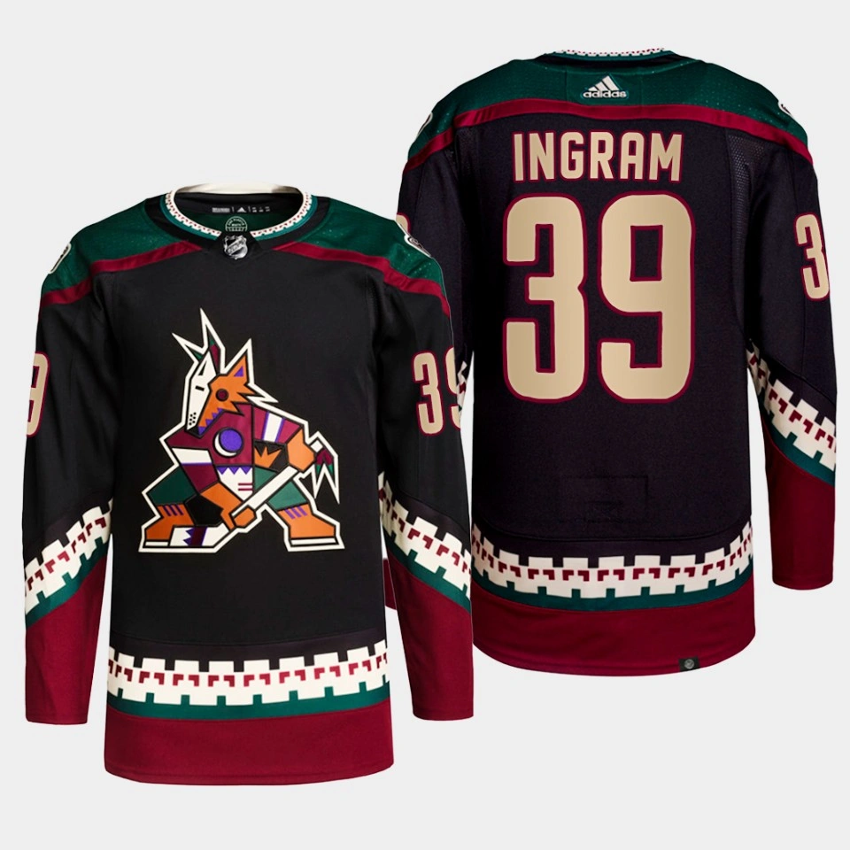 Women's Arizona Coyotes Connor Ingram Black Home Primegreen Jersey