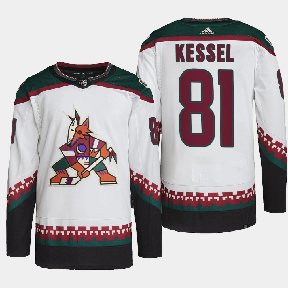 Women's Arizona Coyotes Phil Kessel White Primegreen Authentic Pro Away Jersey 2022