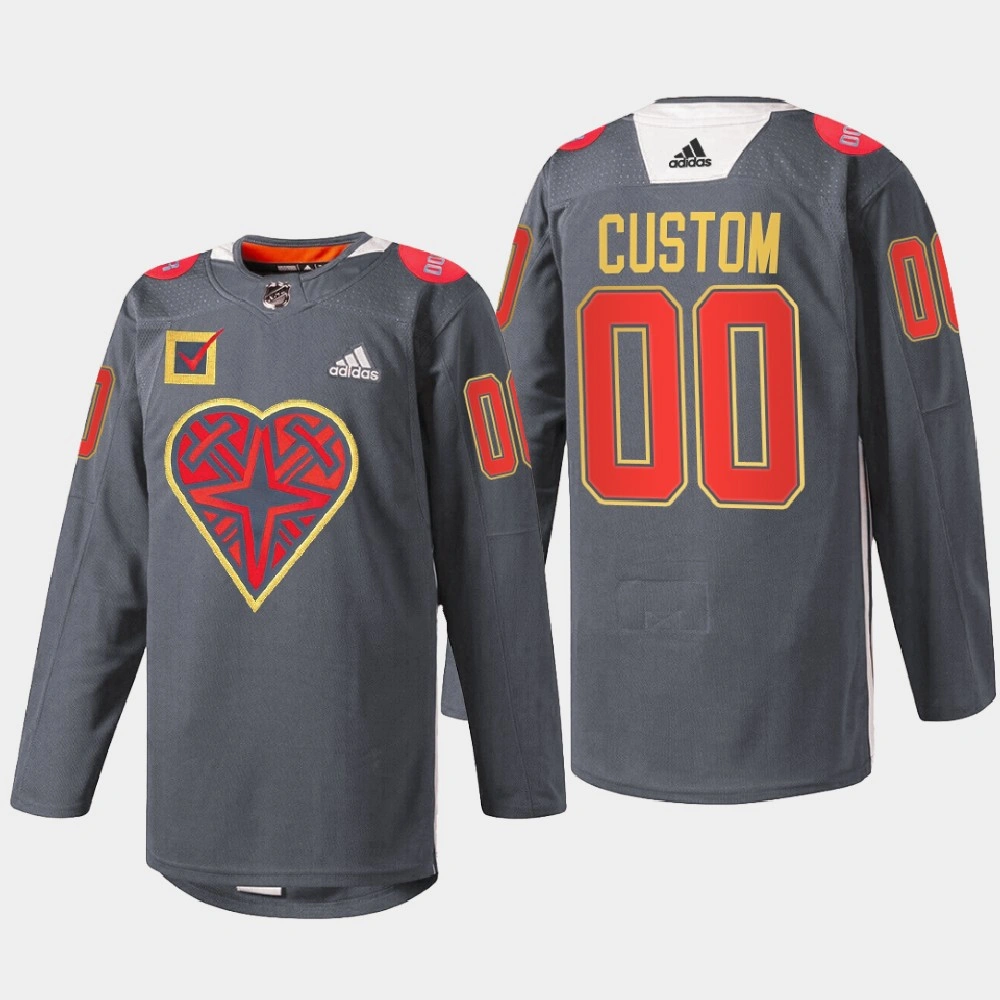Vegas Golden Knights DonorAwareness Black Warm-Up 2022 Jersey Custom Vegas Golden Knights DonorAwareness Black Warm-Up 2022 Jersey Custom