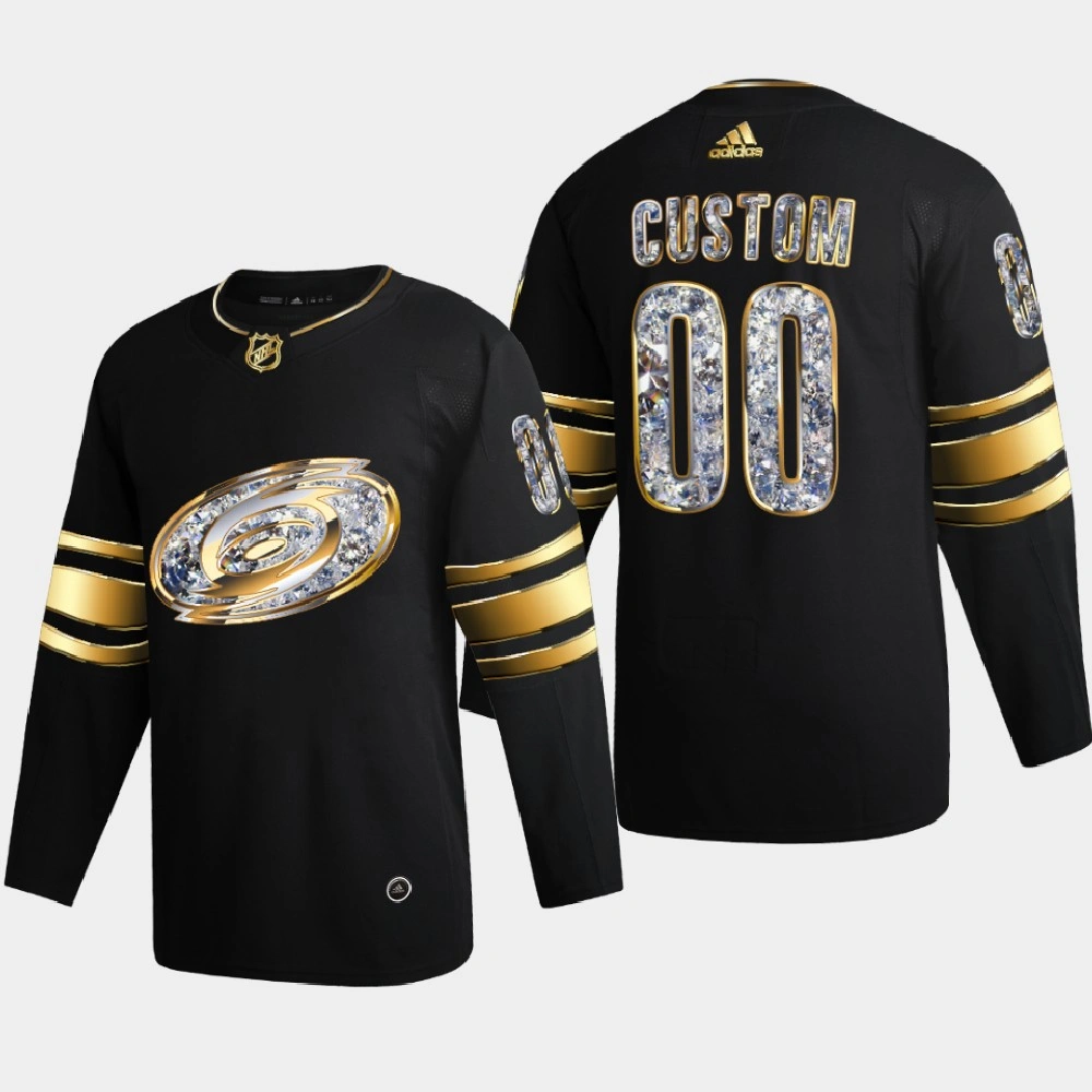 Carolina Hurricanes 2022 Stanley Cup Playoffs Black Diamond Edition Jersey Custom Carolina Hurricanes 2022 Stanley Cup Playoffs Black Diamond Edition Jersey Custom