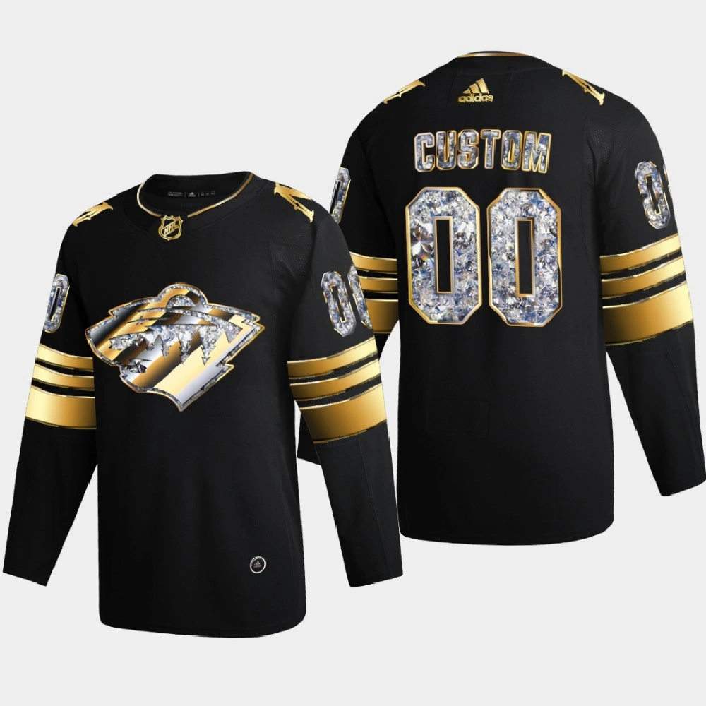 Minnesota Wild 2022 Stanley Cup Playoffs Black Diamond Edition Jersey Custom Minnesota Wild 2022 Stanley Cup Playoffs Black Diamond Edition Jersey Custom