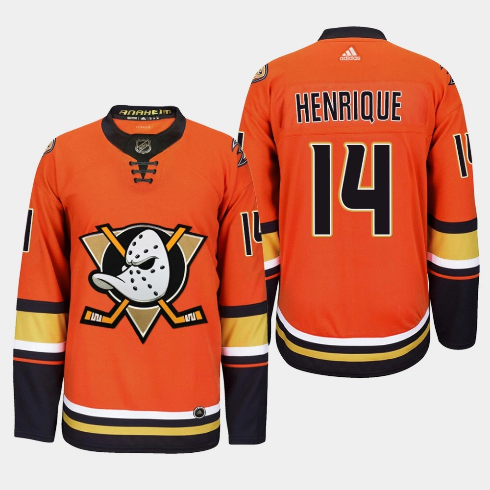 Youth Ducks Adam Henrique #14 2019-20 Alternate Authentic Orange Player Jersey Youth Ducks Adam Henrique #14 2019-20 Alternate Authentic Orange Player Jersey