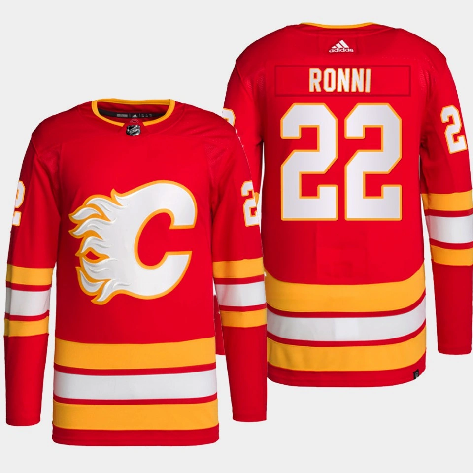 Topi Ronni Calgary Flames 2022 NHL Draft Red Jersey Authentic Primegreen Home Topi Ronni Calgary Flames 2022 NHL Draft Red Jersey Authentic Primegreen Home