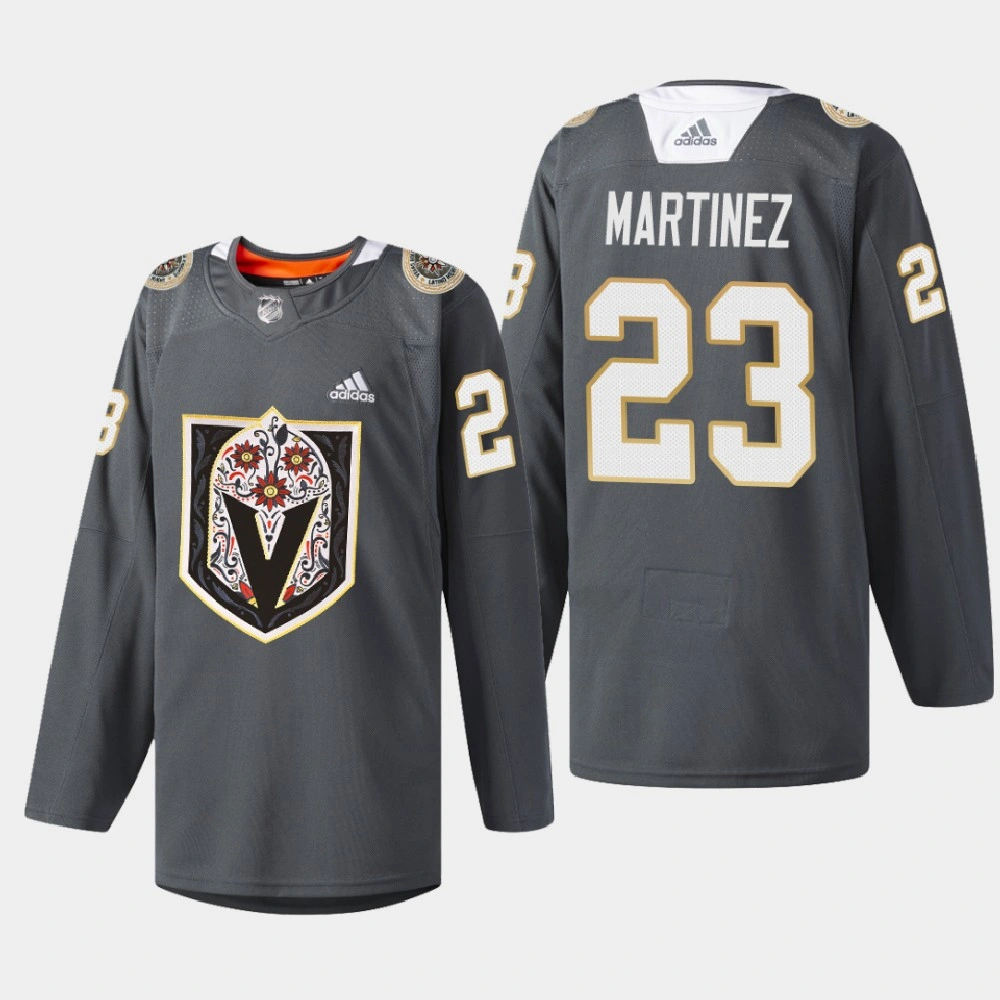 Vegas Golden Knights Alec Martinez #23 Latino Heritage Night Black Jersey