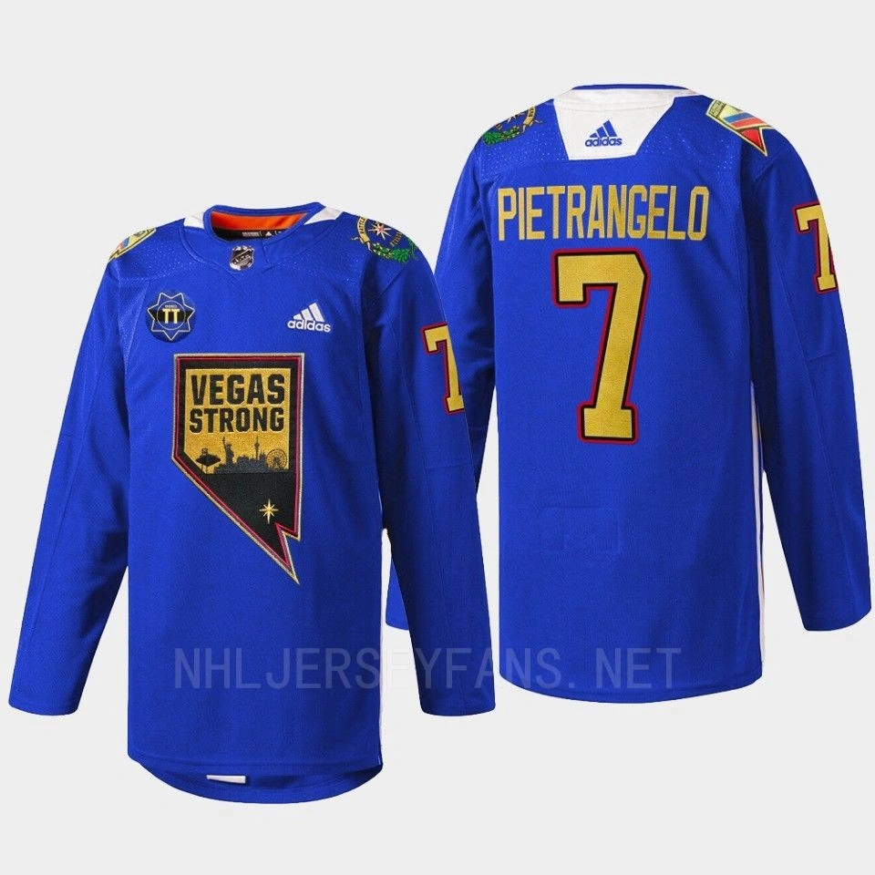 Youth Alex Pietrangelo Vegas Golden Knights Nevada Day 2022 Blue #7 Jersey First Respondersthentic Youth Alex Pietrangelo Vegas Golden Knights Nevada Day 2022 Blue #7 Jersey First Respondersthentic