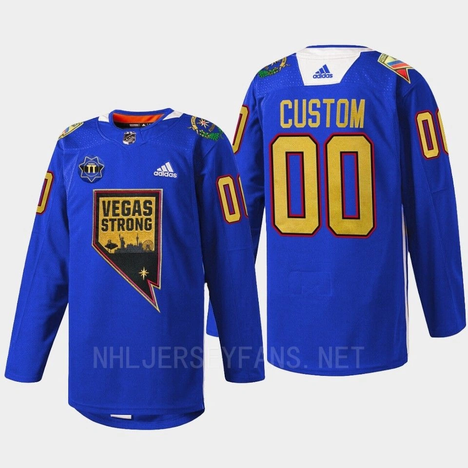 Youth Custom Vegas Golden Knights Nevada Day 2022 Blue #00 Jersey First Respondersthentic Youth Custom Vegas Golden Knights Nevada Day 2022 Blue #00 Jersey First Respondersthentic
