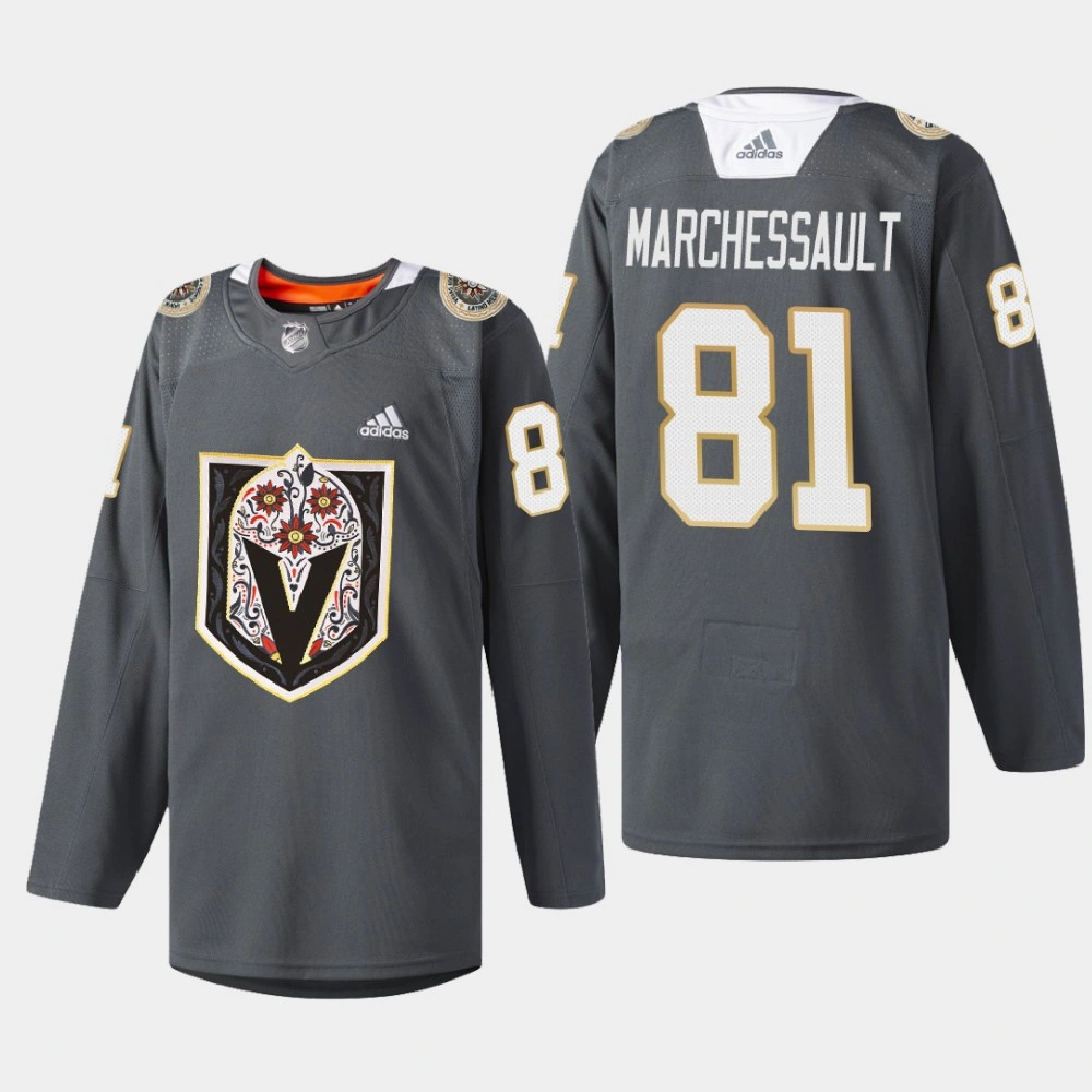 Vegas Golden Knights Jonathan Marchessault #81 Latino Heritage Night Black Jersey