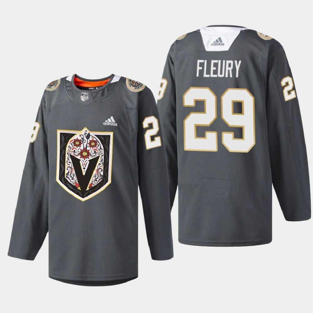 Youth Vegas Golden Knights Marc-Andre Fleury #29 Latino Heritage Night Black Jersey