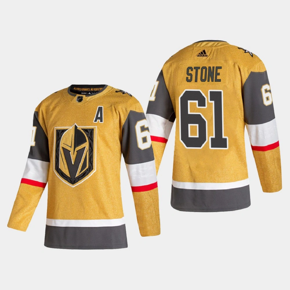 Vegas Golden Knights Mark Stone #61 2020-21 Alternate Authentic Player Gold Jersey