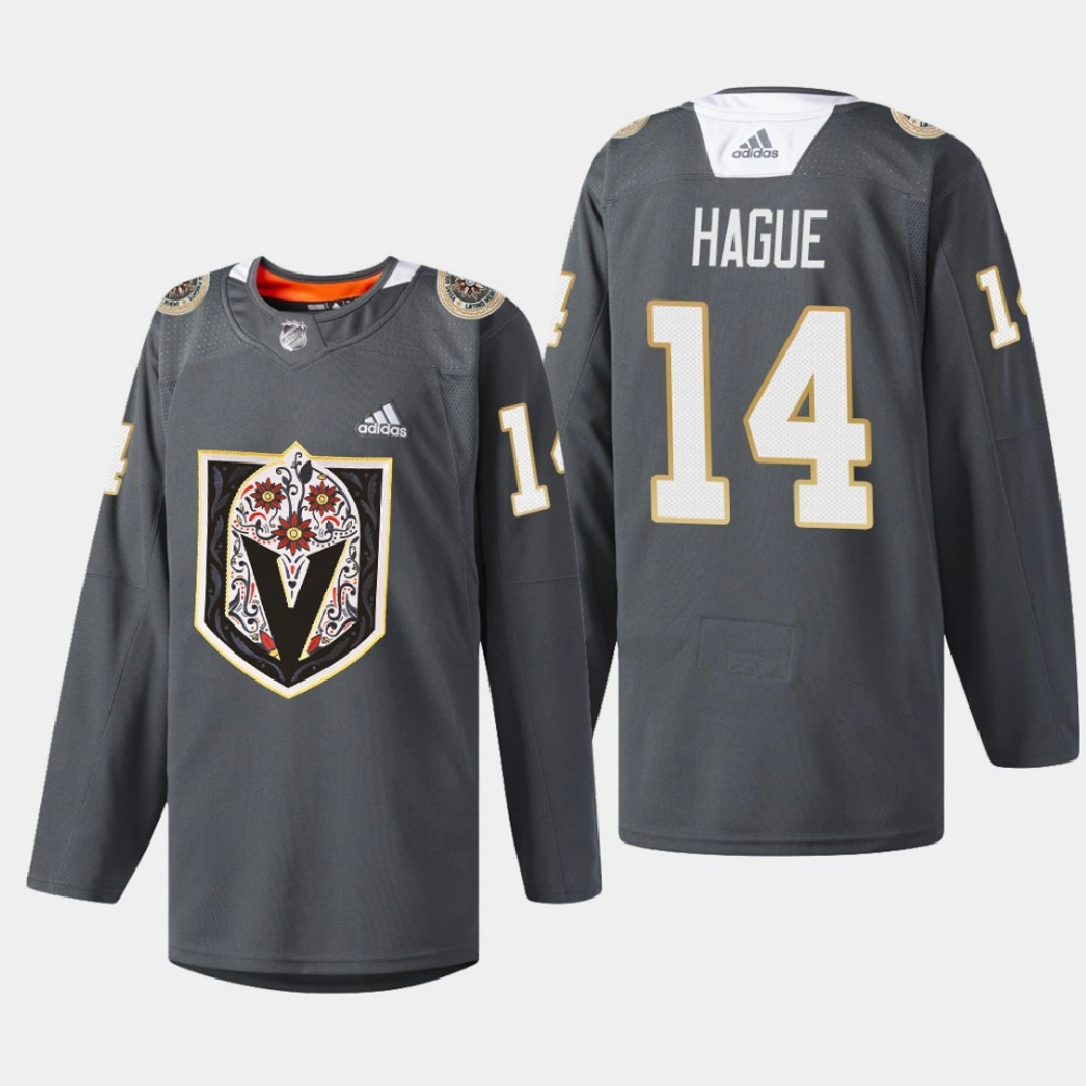 Vegas Golden Knights Nicolas Hague #14 Latino Heritage Night Black Jersey Vegas Golden Knights Nicolas Hague #14 Latino Heritage Night Black Jersey