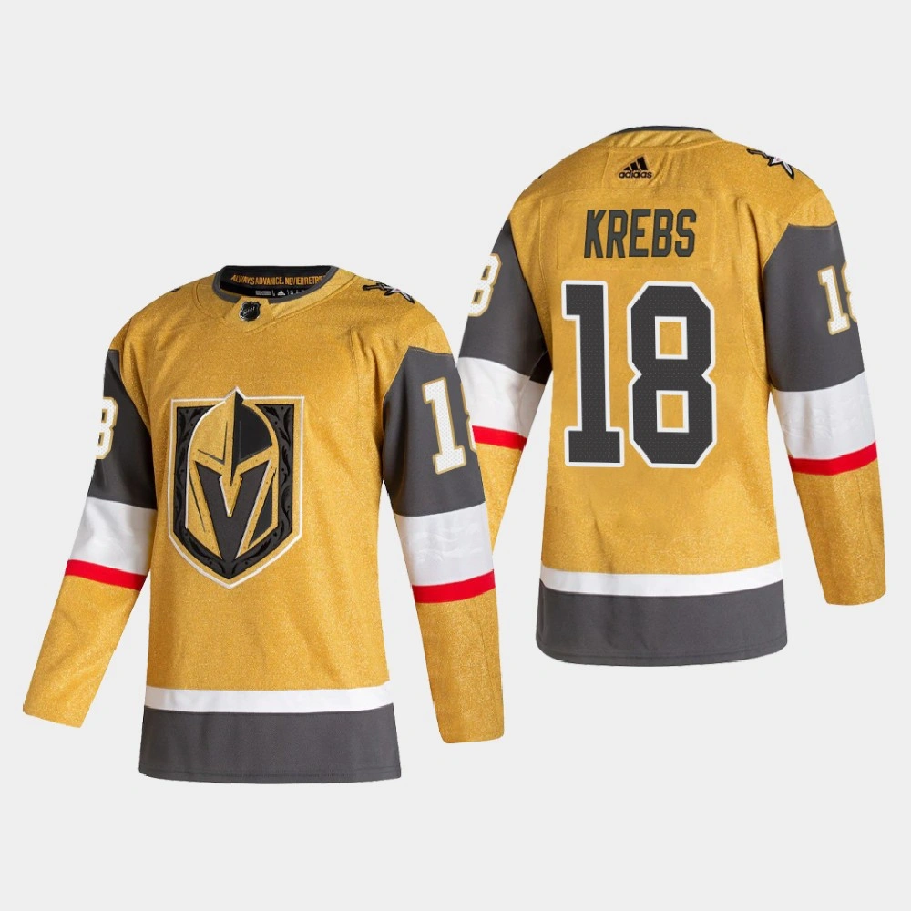 Youth Vegas Golden Knights Peyton Krebs #18 2021 Alternate Authentic Gold Jersey