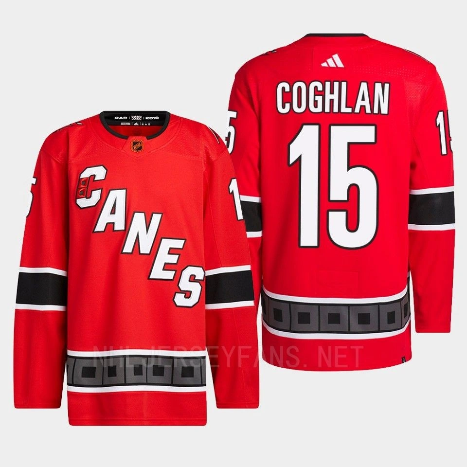 Women's Carolina Hurricanes Dylan Coghlan Red Authentic Primegreen Reverse Retro 2.0 Jersey 2022