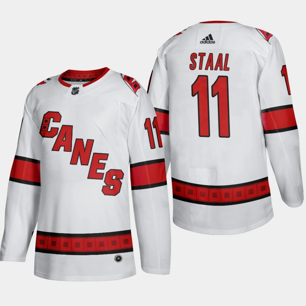 Hurricanes Jordan Staal #11 2019-20 Away Authentic White Player Jersey