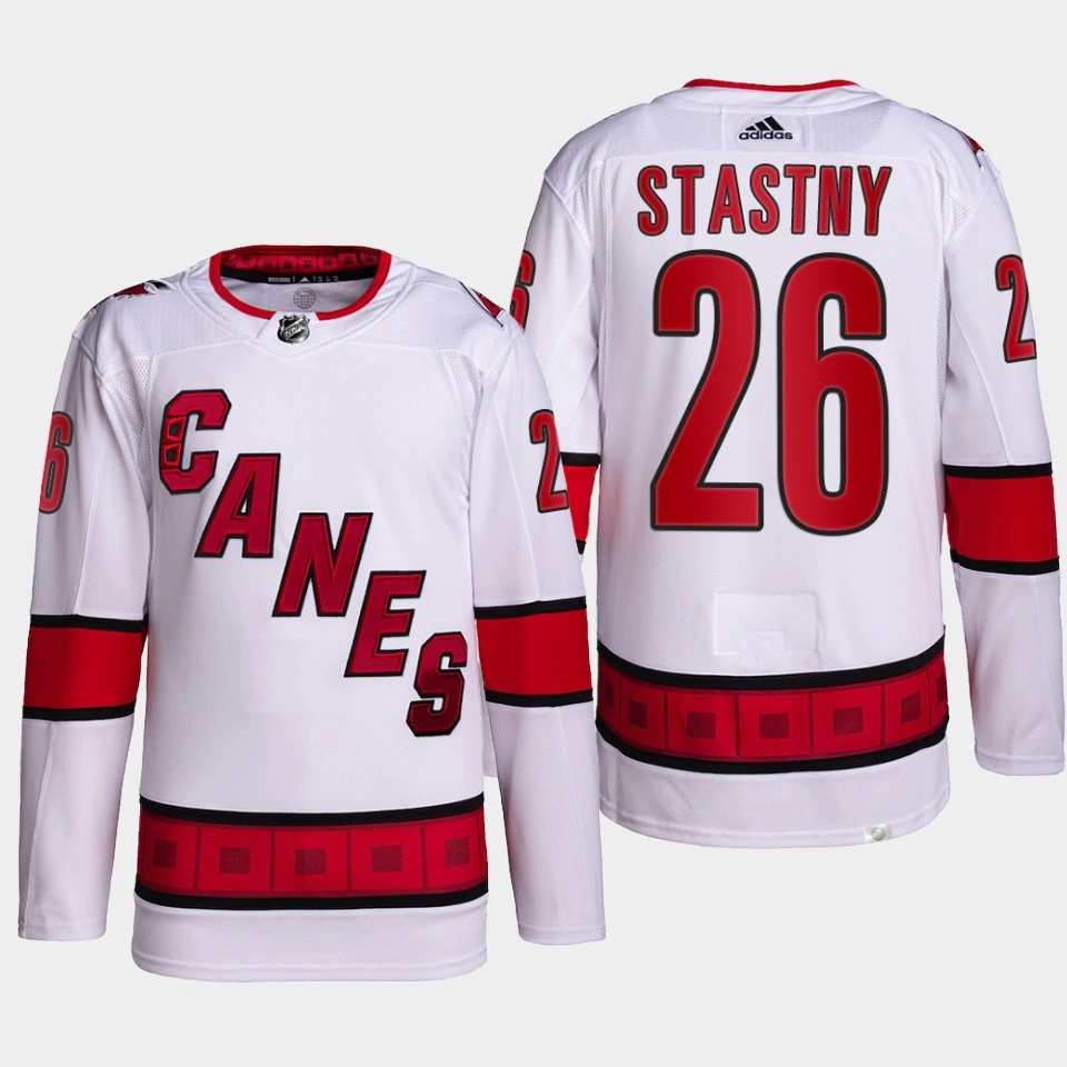 Carolina Hurricanes Paul Stastny White Away Primegreen Authentic Jersey