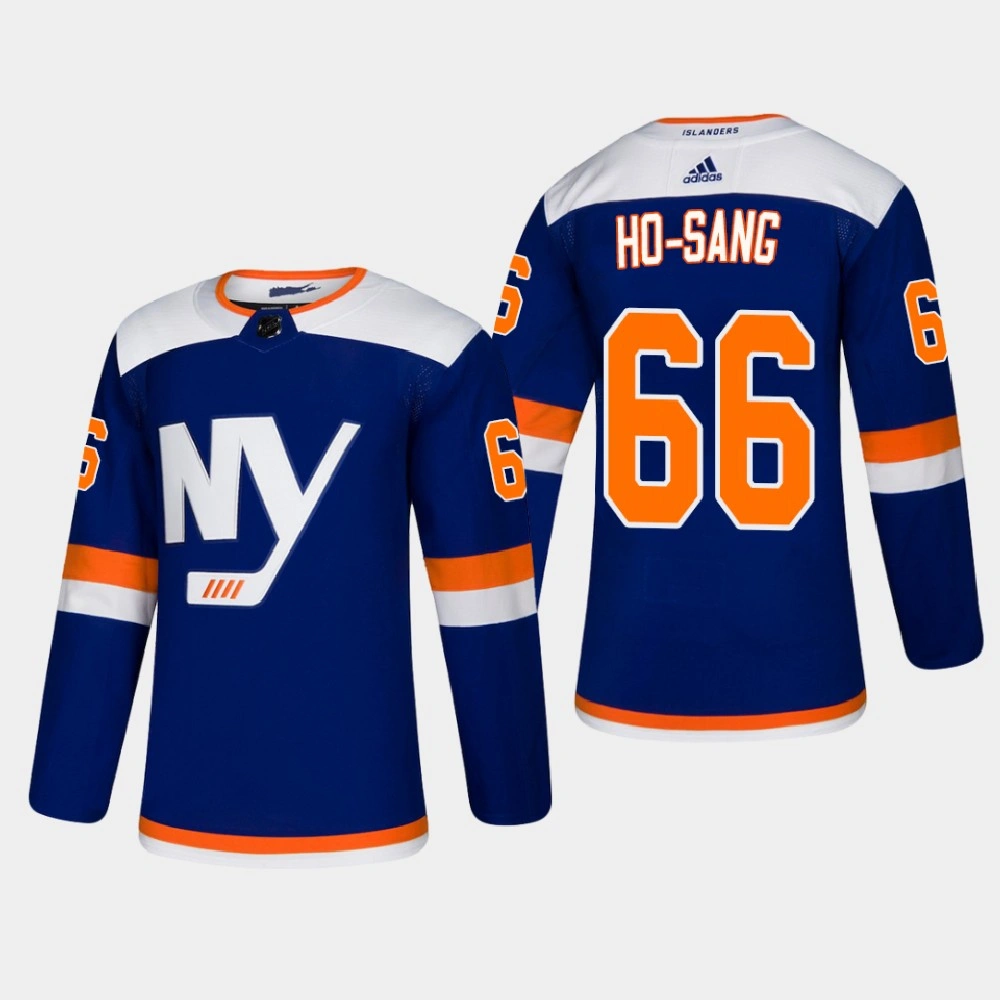New York Islanders Josh Ho-Sang #66 2021 Alternate Authentic Blue Jersey New York Islanders Josh Ho-Sang #66 2021 Alternate Authentic Blue Jersey