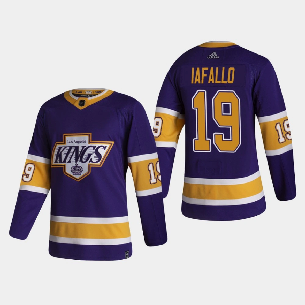 Los Angeles Kings Alex Iafallo #19 2020-21 Reverse Retro Authentic Purple Jersey