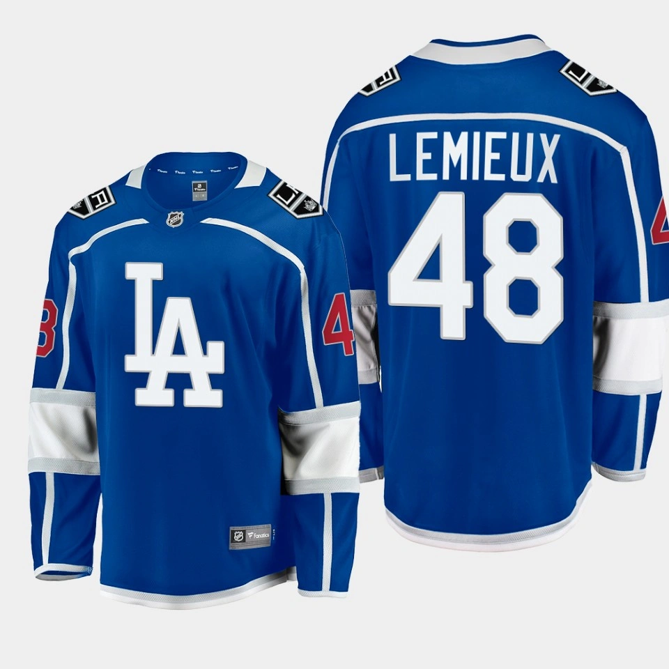 Brendan Lemieux Los Angeles Kings LA Kings Night Royal #48 Jersey Exclusive