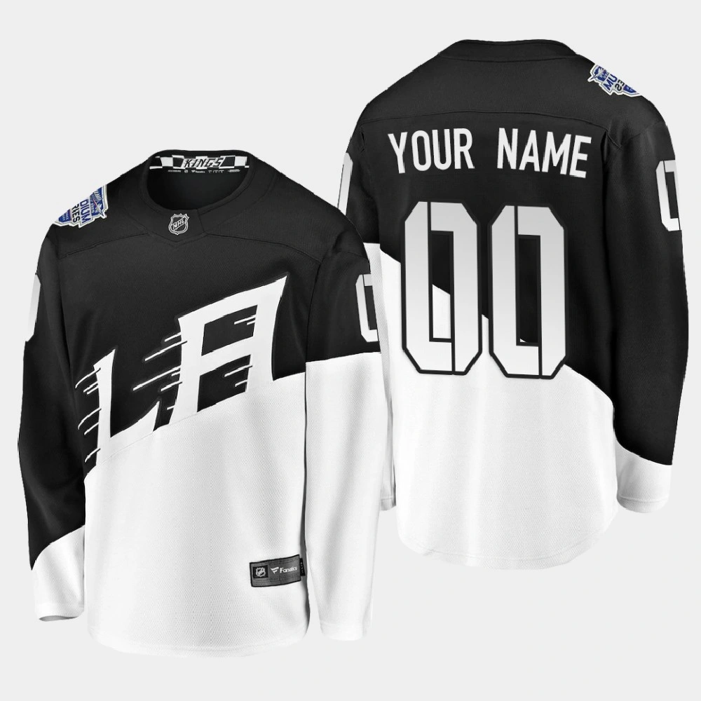 Kings Custom #00 2020 Stadium Series Breakaway Player Black Jersey Kings Custom #00 2020 Stadium Series Breakaway Player Black Jersey