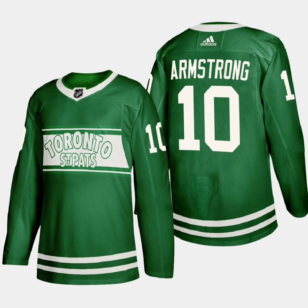 Toronto Maple Leafs St. Patricks Day George Armstrong Green Special Edition Jersey