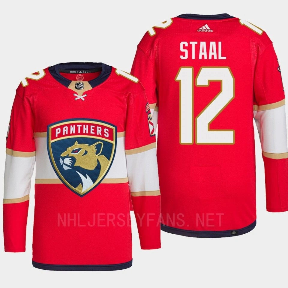 Eric Staal #12 Florida Panthers Red Jersey Authentic Primegreen Home