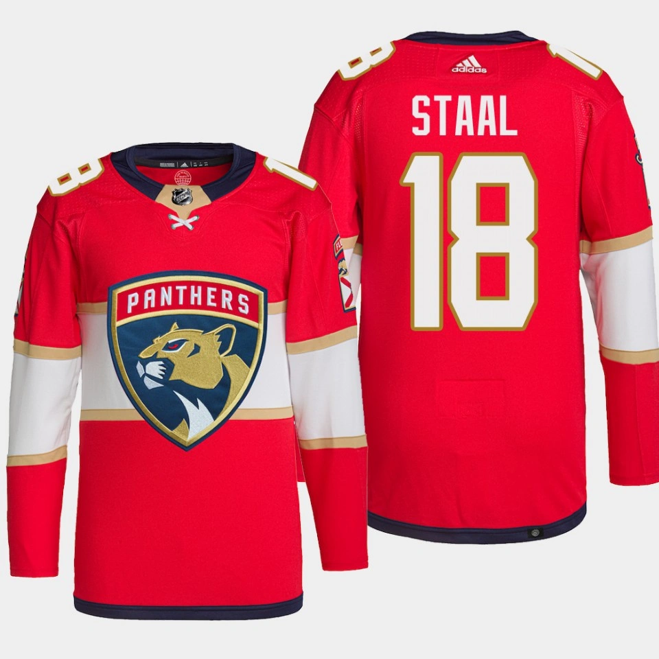 Florida Panthers Marc Staal Red Home Primegreen Authentic Jersey