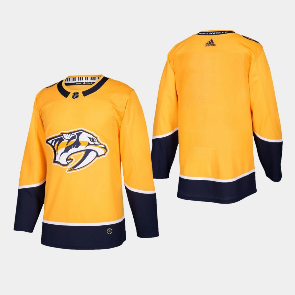 Youth Nashville Predators Home Authentic Blank Gold Jersey