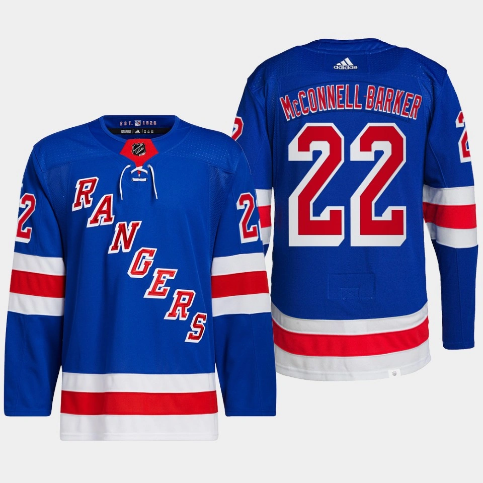 Youth Bryce McConnell-Barker New York Rangers 2022 NHL Draft Royal Jersey Authentic Primegreen Home Youth Bryce McConnell-Barker New York Rangers 2022 NHL Draft Royal Jersey Authentic Primegreen Home
