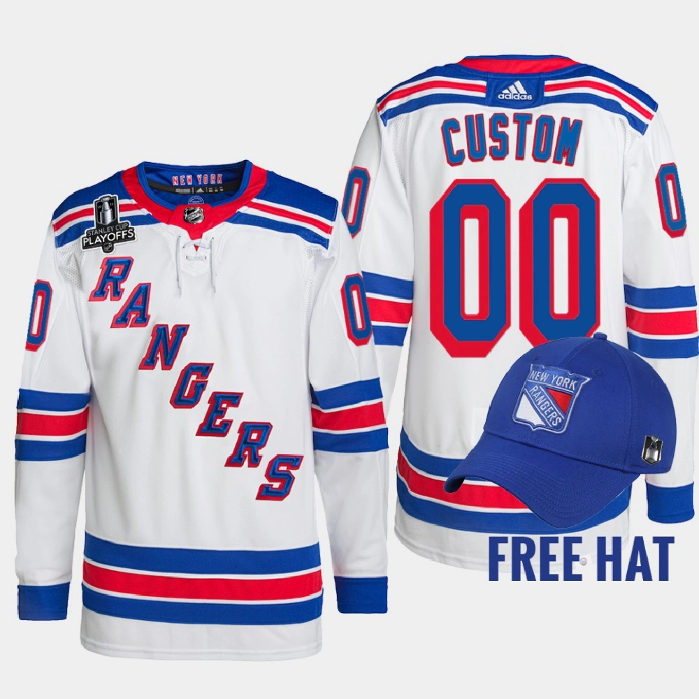 New York Rangers Custom White Primegreen 2022 Metropolitan Division Champions Jersey New York Rangers Custom White Primegreen 2022 Metropolitan Division Champions Jersey
