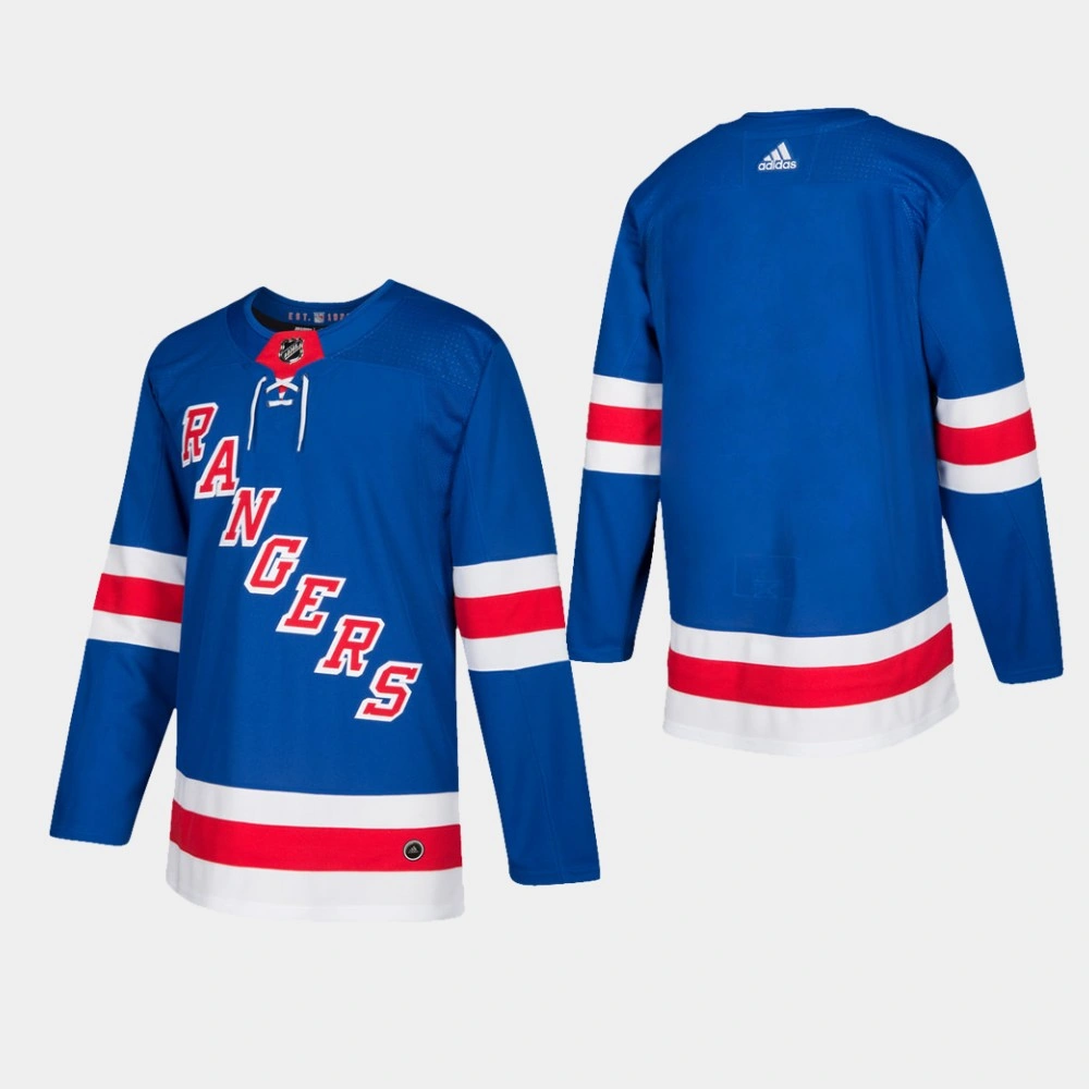 Youth New York Rangers Home Authentic Blank Royal Jersey
