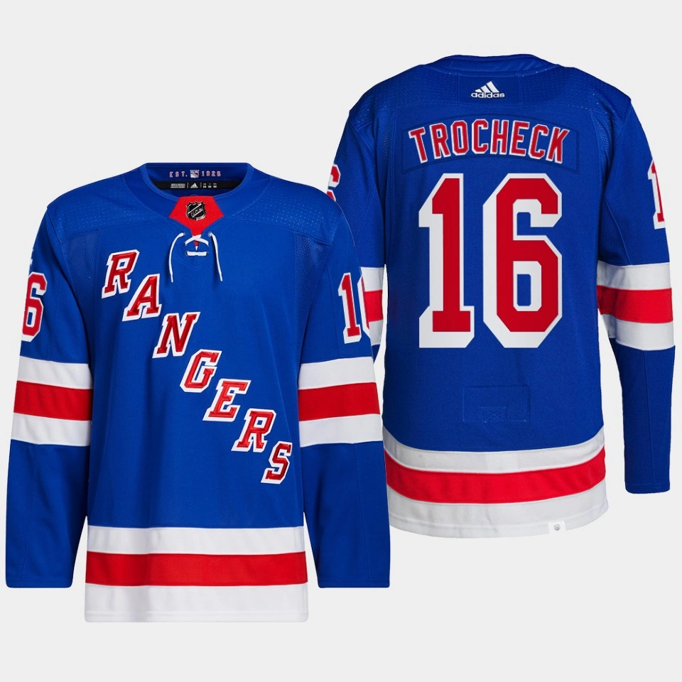 Vincent Trocheck #16 New York Rangers Royal Jersey Primegreen Authentic Home Vincent Trocheck #16 New York Rangers Royal Jersey Primegreen Authentic Home