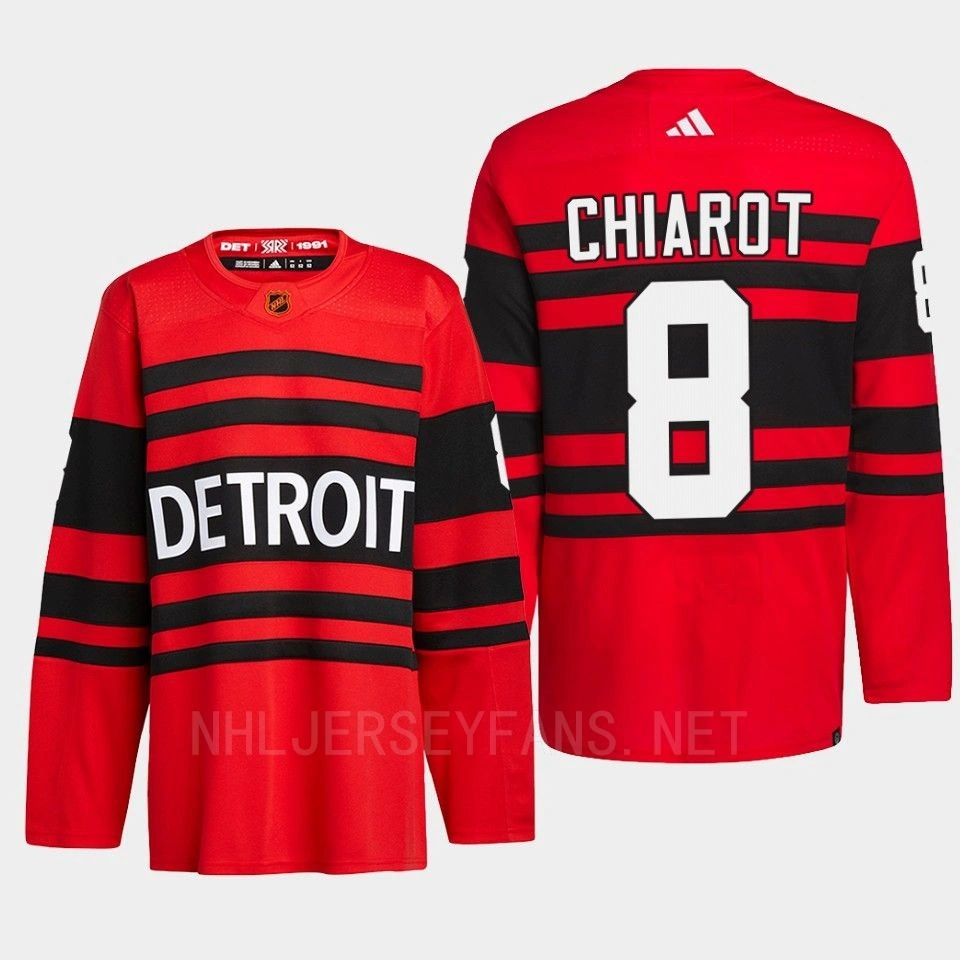 Youth Detroit Red Wings 2022 Reverse Retro 2.0 Ben Chiarot Red Authentic Pro Jersey Men's